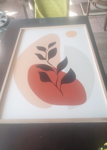 Kahverengi ve Siyah Soyut Tablo - Görsel 3