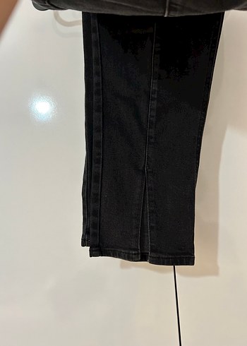 42 Beden Gri Midi Boy Kadın Kot Pantolon