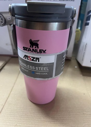 Pembe Parlak Stanley Çelik Termos