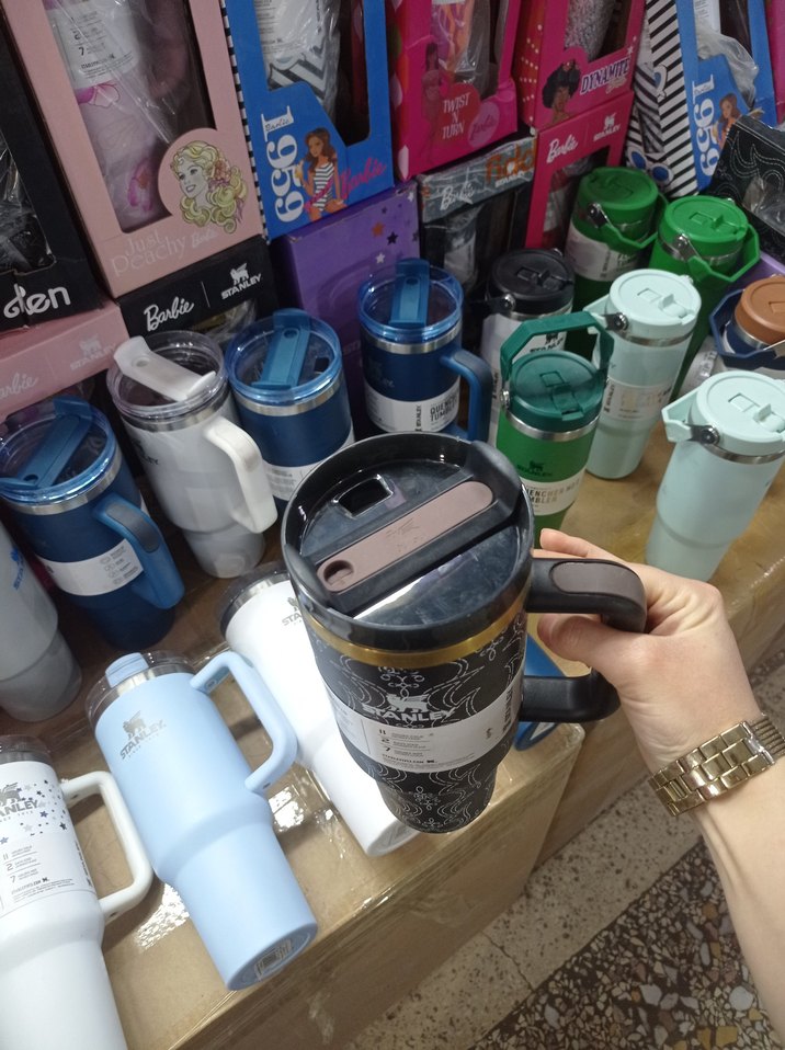 Stanley Desenli Siyah Termos - Görsel 2