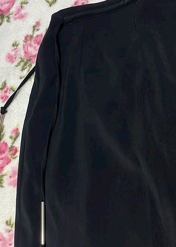 Siyah midi boy Kadın Etek - Görsel 2