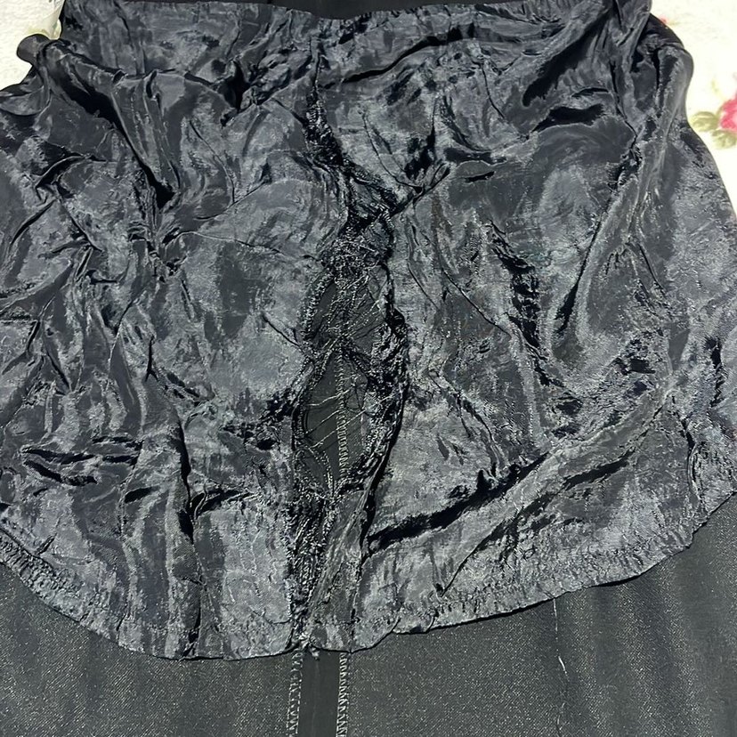 Siyah midi boy Kadın Etek - Görsel 4