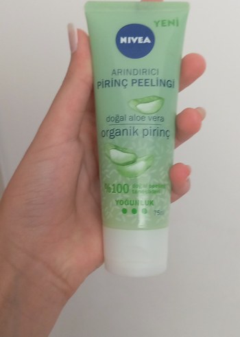 Nivea %100 doğal tanecikli pirinç peeling