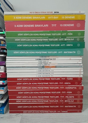 Beden Renk TYT-AYT TEST KİTAPLARI,FASİKÜL,DENEMELER