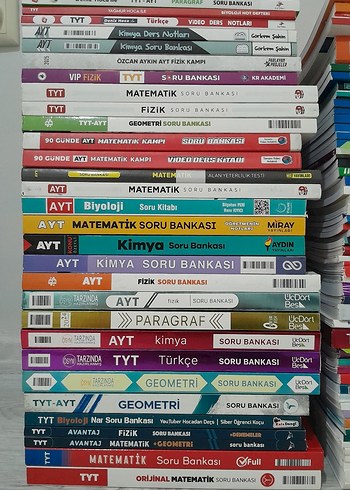 TYT-AYT TEST KİTAPLARI,FASİKÜL,DENEMELER