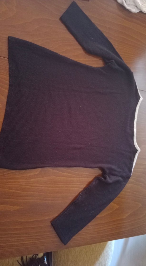 Gri Baskılı Örgü Kedi Kıyafeti - Görsel 3