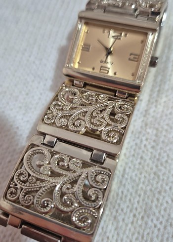 Bohem Gri Bej Vintage Kadın Kol Saati - Görsel 2