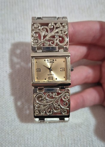 Bohem Gri Bej Vintage Kadın Kol Saati - Görsel 4