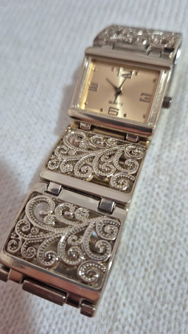 Bohem Gri Bej Vintage Kadın Kol Saati - Görsel 2