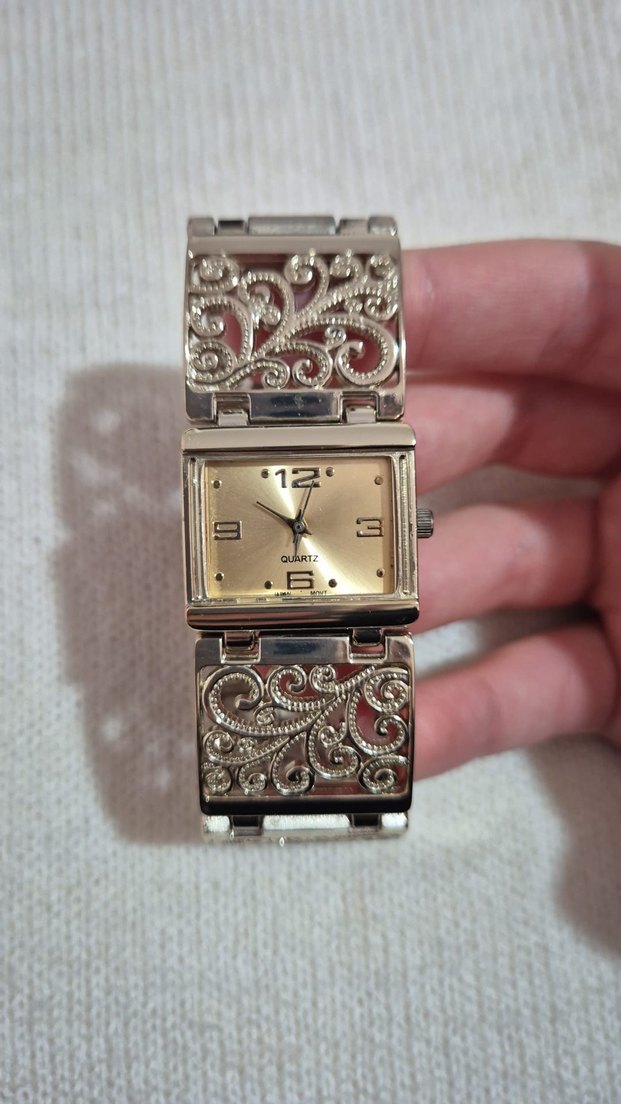 Bohem Gri Bej Vintage Kadın Kol Saati - Görsel 4