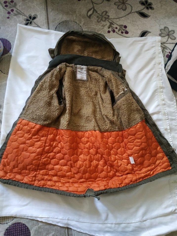 Erkek Kamuflaj Desenli Düğmeli Kaban - Görsel 2