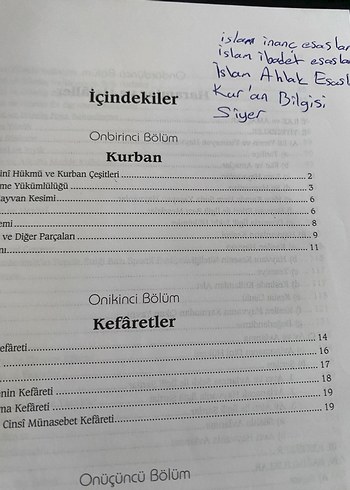 Beden Renk İlmihal Seti 2 cilt diyanet yayınları
