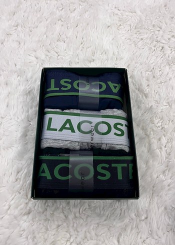 3lü LACOSTE BOXER - Görsel 2