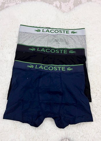 3lü LACOSTE BOXER - Görsel 3