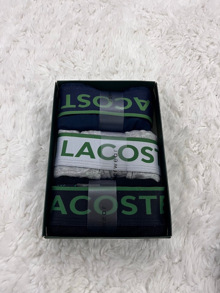 3lü LACOSTE BOXER - Görsel 2