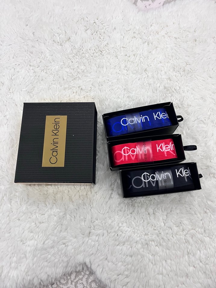 Calvin Klein 3lü Erkek Boxer - Görsel 2