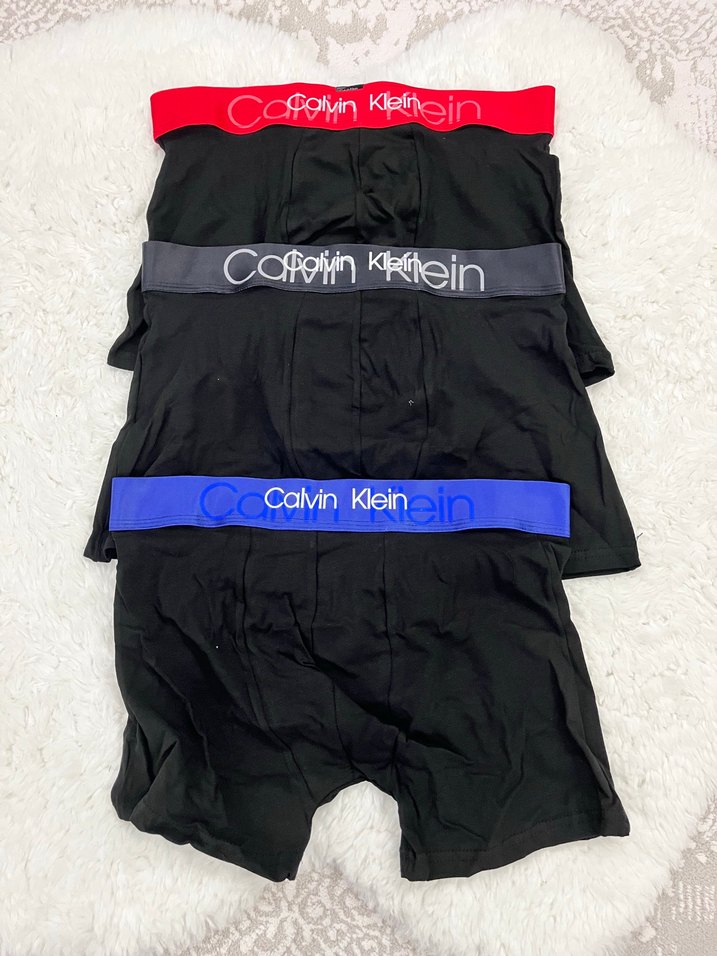 Calvin Klein 3lü Erkek Boxer - Görsel 3