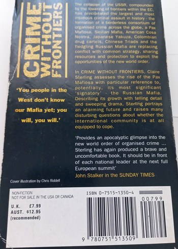 Crime Without Frontiers - Claire Sterling - Görsel 3