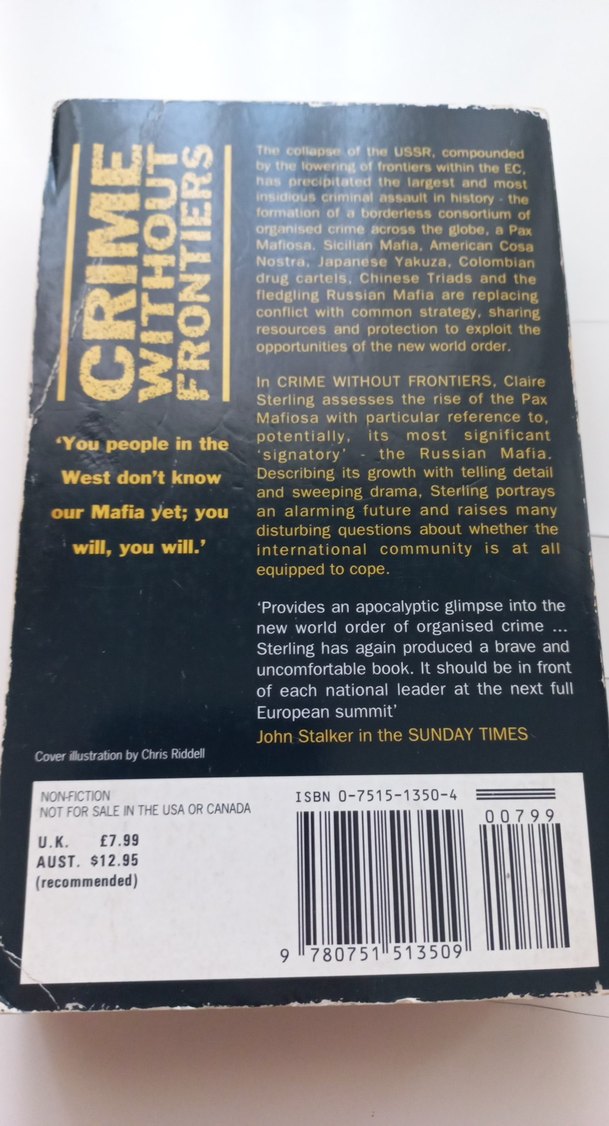 Crime Without Frontiers - Claire Sterling - Görsel 3
