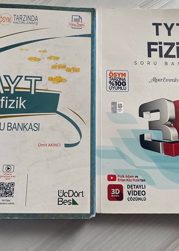 TYT Fizik Soru Bankası 2 Kitap Seti