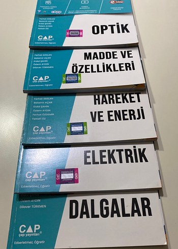 Çap Yayınları Tyt Fizik Konu Anlatım Kitapları Seti