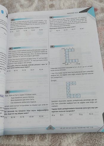 Beden Matematik Video Anlatımlı Soru Fasikülü Problemler