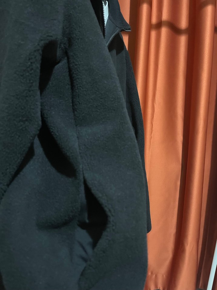 Lacoste Logo Appliqued Half-Zıp Yünlü Polar - Görsel 5