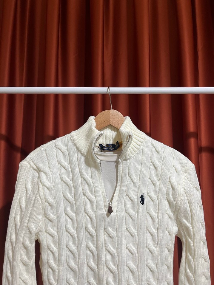 Polo Ralph Lauren %100 Pamuk Örme Kazak - Görsel 2