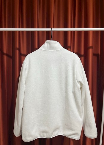 Lacoste Logo Appliqued Half-Zıp Yünlü Polar - Görsel 8