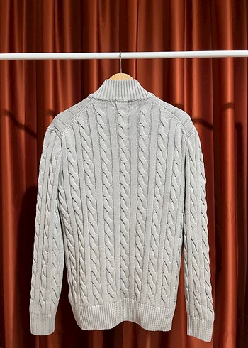 Polo Ralph Lauren %100 Pamuk Half-Zıp Knitwear - Görsel 4