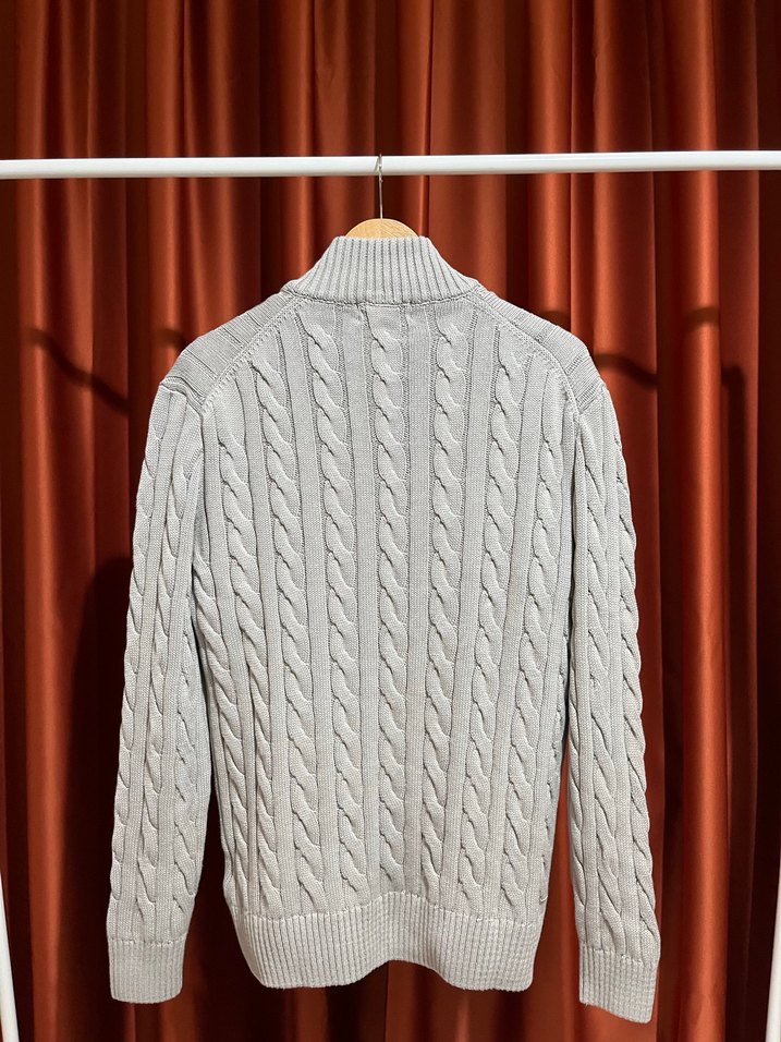 Polo Ralph Lauren %100 Pamuk Half-Zıp Knitwear - Görsel 4