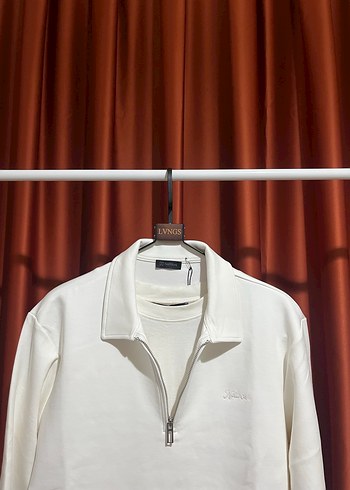 Network %100 Cotton Half-Zıp Knitwear - Görsel 2