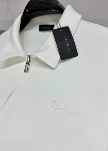Network %100 Cotton Half-Zıp Knitwear - Görsel 4