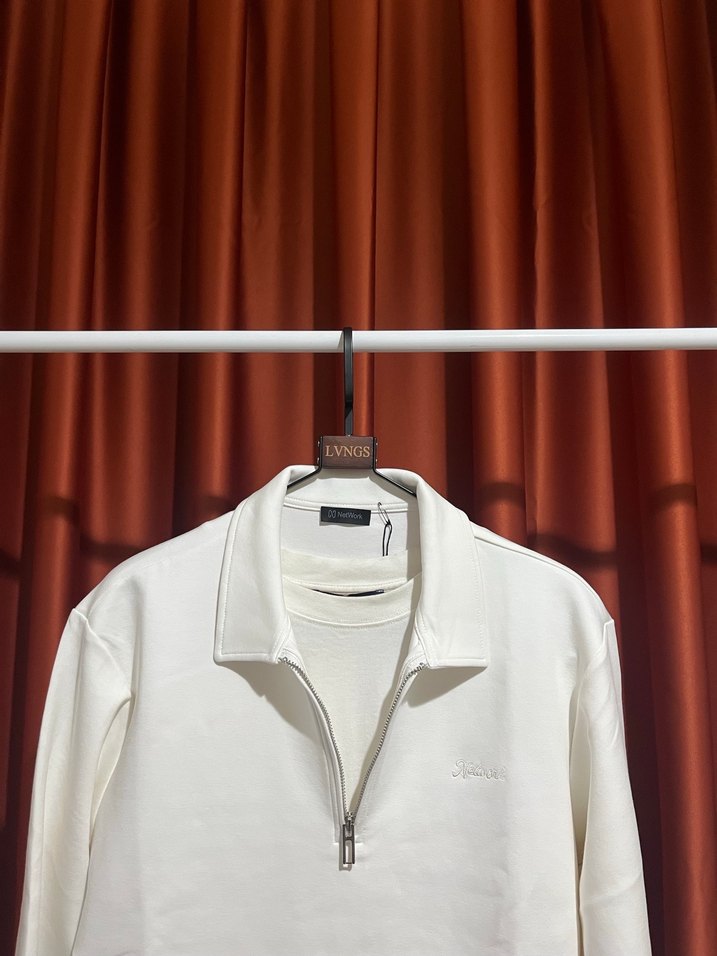 Network %100 Cotton Half-Zıp Knitwear - Görsel 2