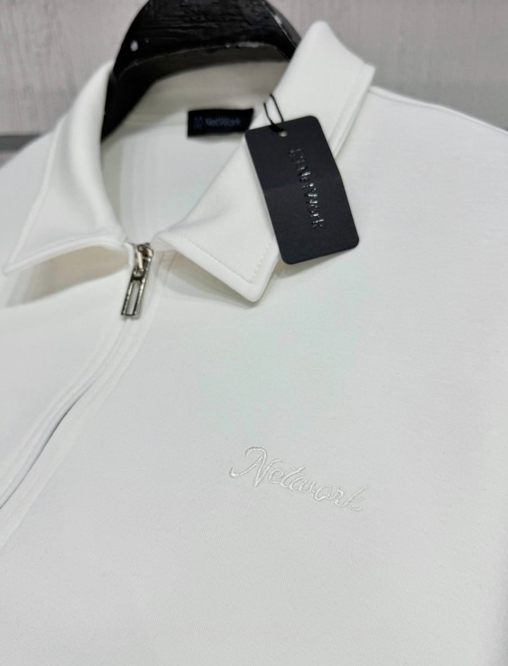 Network %100 Cotton Half-Zıp Knitwear - Görsel 4