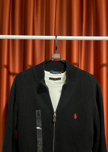 Polo Ralph Lauren %100 Pamuk Full-Zıp Knitwear - Görsel 3
