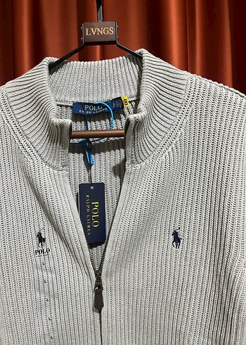 Polo Ralph Lauren %100 Pamuk Full-Zıp Knitwear - Görsel 4