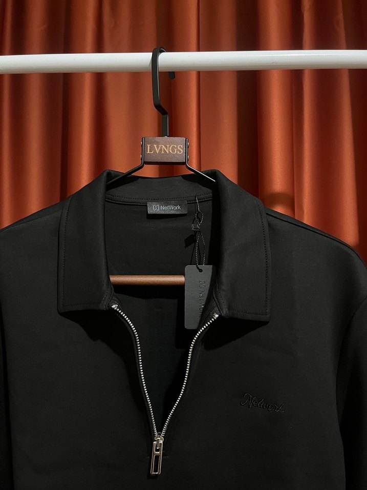 Network %100 Cotton Half-Zıp Knitwear - Görsel 3