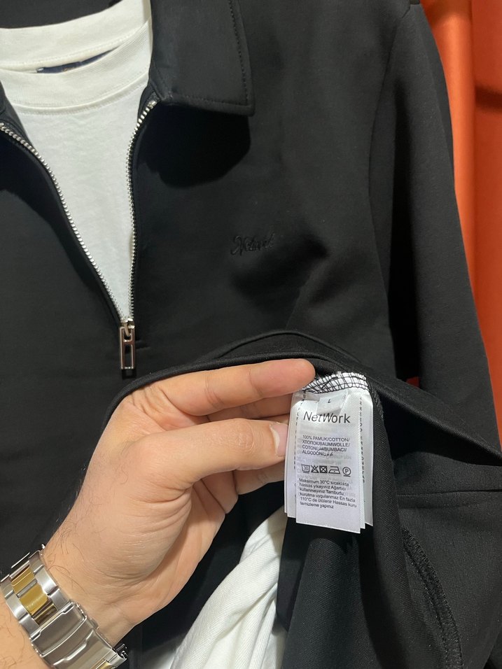 Network %100 Cotton Half-Zıp Knitwear - Görsel 5