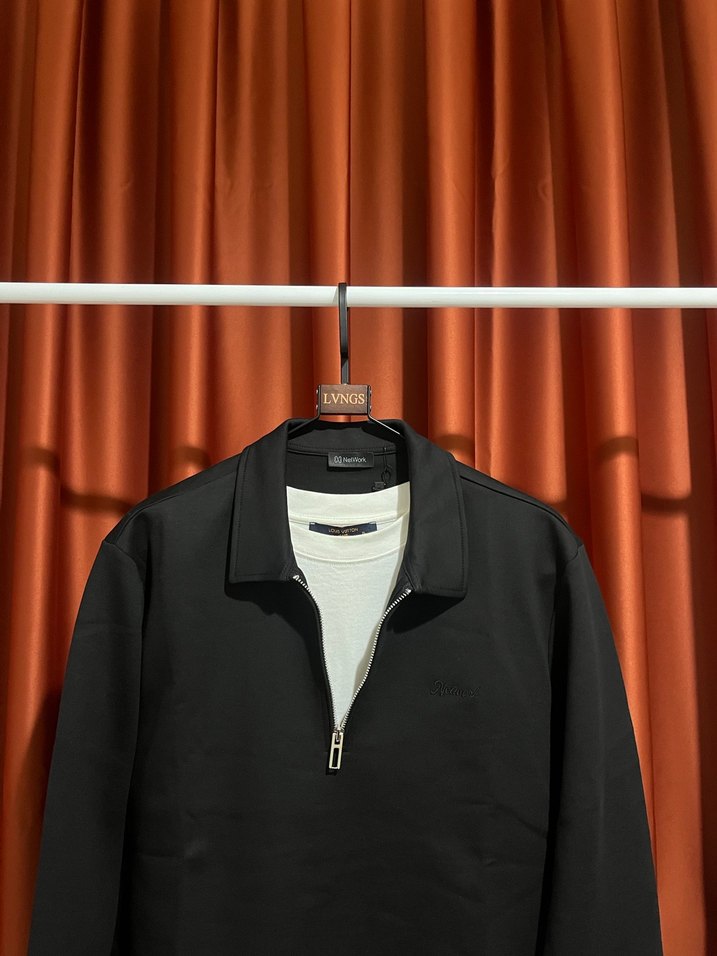 Network %100 Cotton Half-Zıp Knitwear - Görsel 2