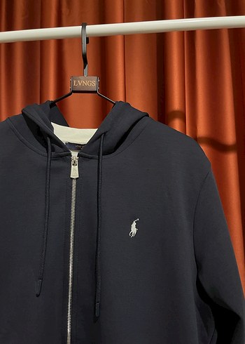 Ralph Lauren %100 Cotton Full Zip Sweat - Görsel 3