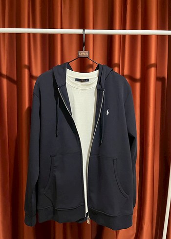 Ralph Lauren %100 Cotton Full Zip Sweat - Görsel 2