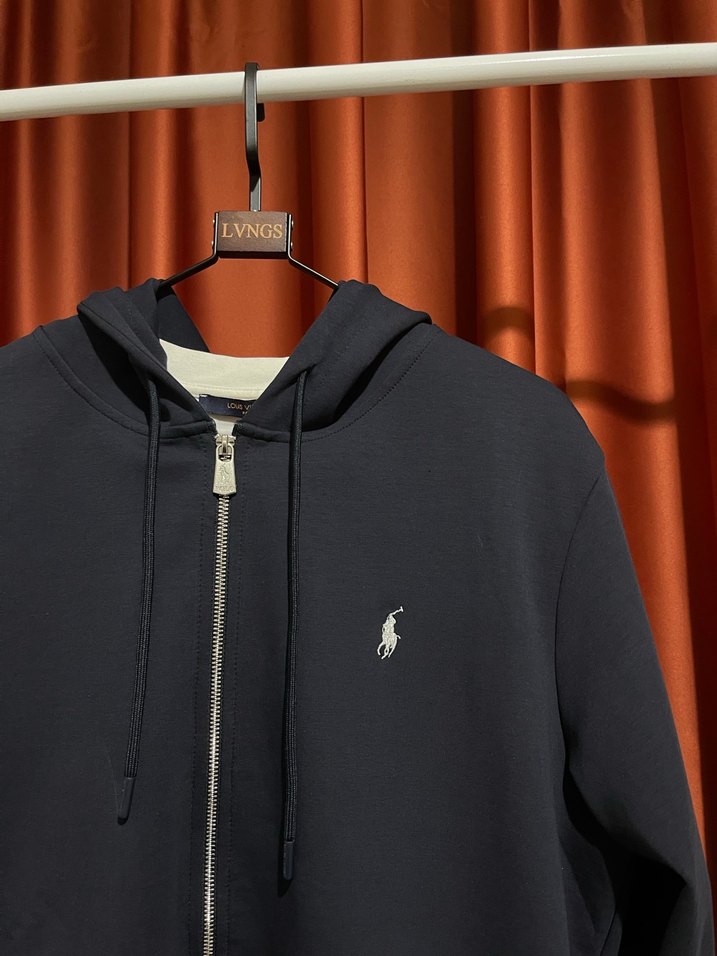 Ralph Lauren %100 Cotton Full Zip Sweat - Görsel 3