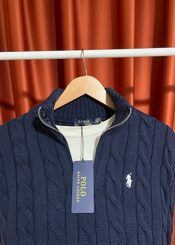 Polo Ralph Lauren %100 Pamuk Örme Kazak - Görsel 3