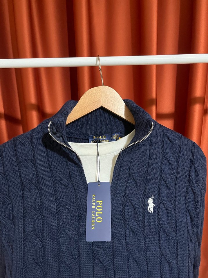 Polo Ralph Lauren %100 Pamuk Örme Kazak - Görsel 3