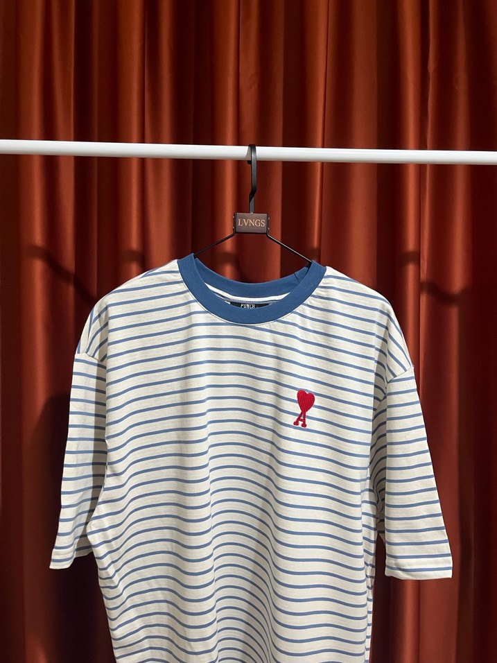 Battal Beden Kalp Nakışlı Oversize T-Shirt - Görsel 2