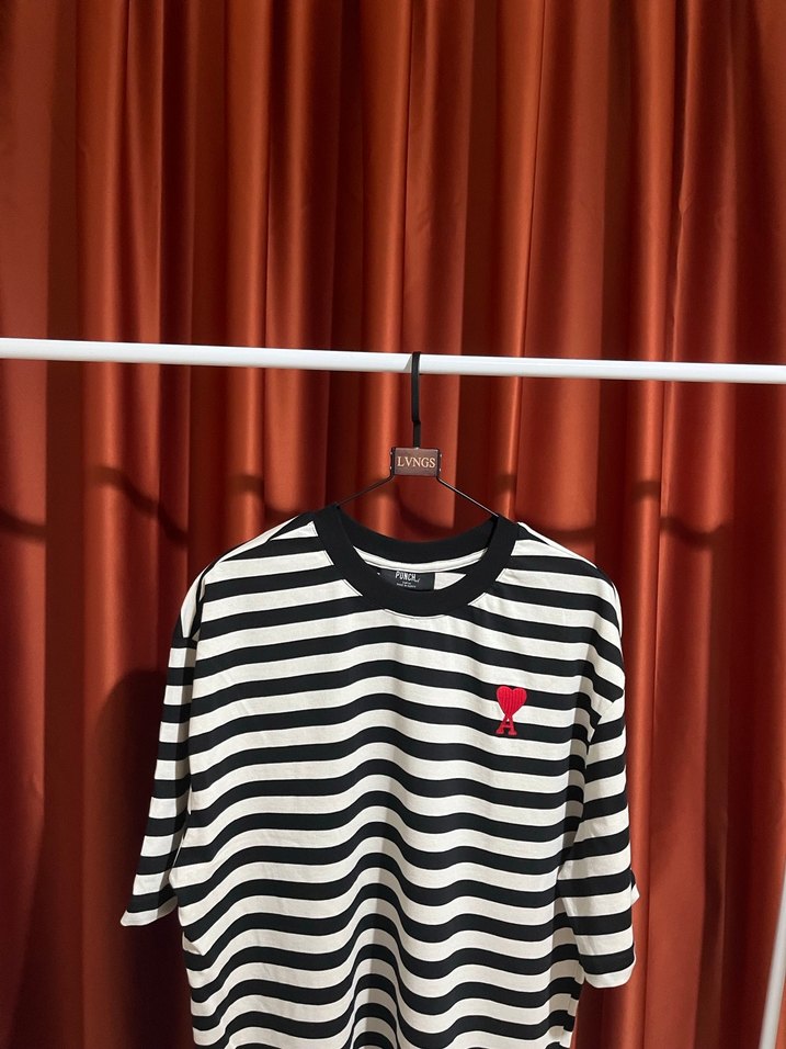 Battal Beden Kalp Nakışlı Oversize T-Shirt - Görsel 3