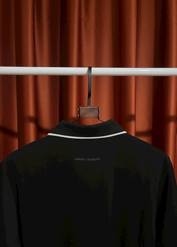 Armani Exchange Polo Yaka %100 Cotton T-Shırt - Görsel 4