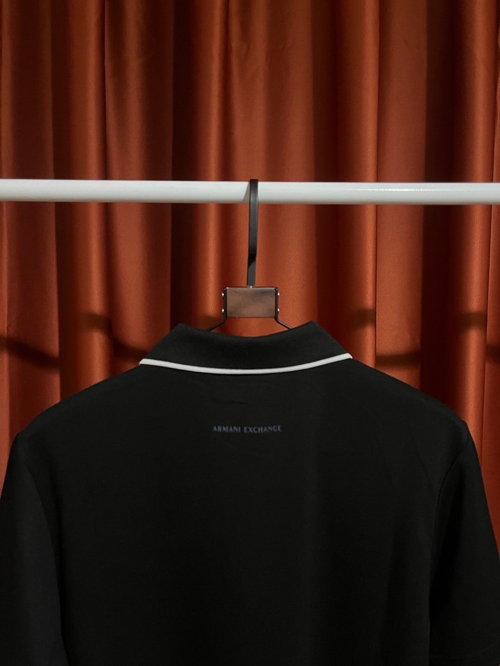 Armani Exchange Polo Yaka %100 Cotton T-Shırt - Görsel 4