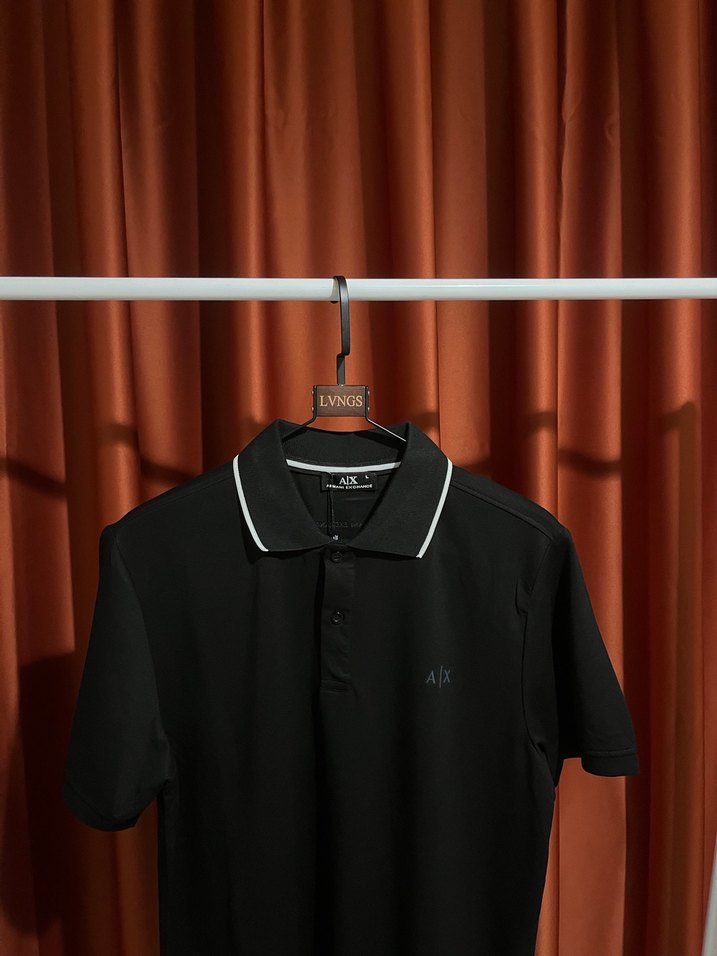 Armani Exchange Polo Yaka %100 Cotton T-Shırt - Görsel 2